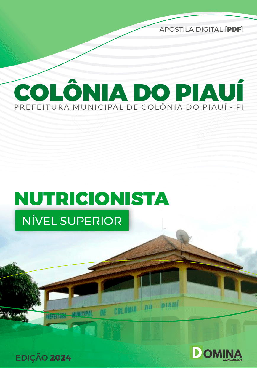 Apostila Pref Colônia do Piauí PI 2024 Nutricionista