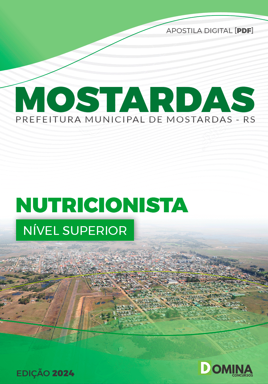 Apostila Prefeitura Mostardas RS 2024 Nutricionista