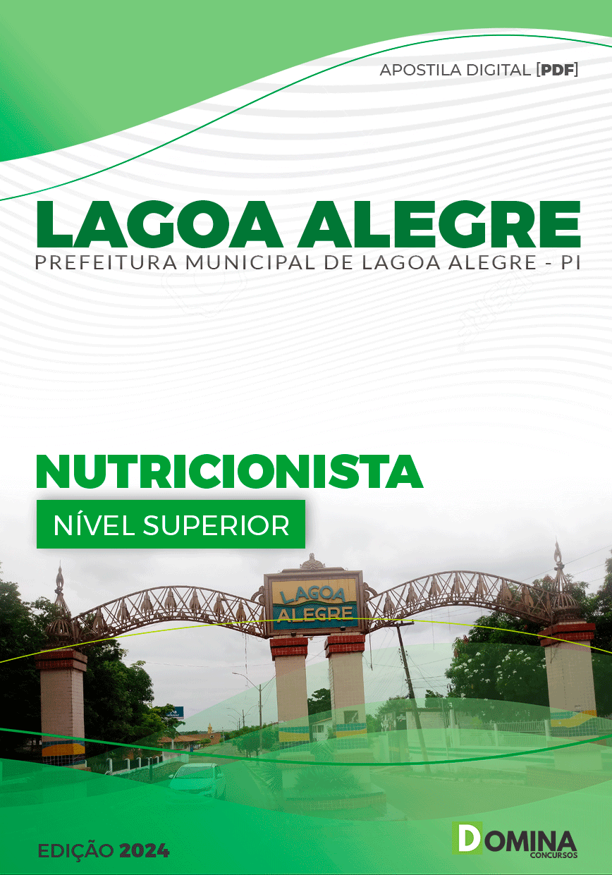 Apostila Prefeitura Lagoa Alegre PI 2024 Nutricionista