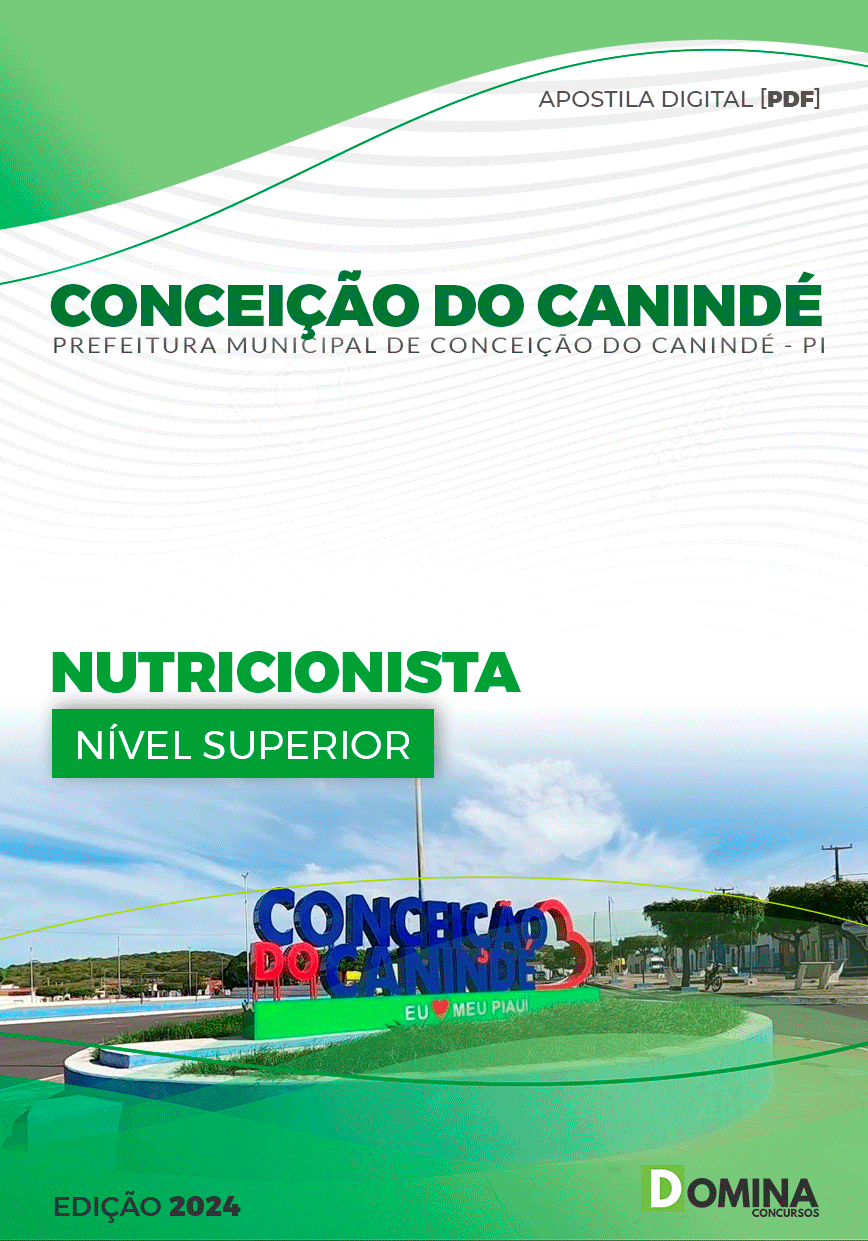 Apostila Pref Conceição do Canindé PI 2024 Nutricionista