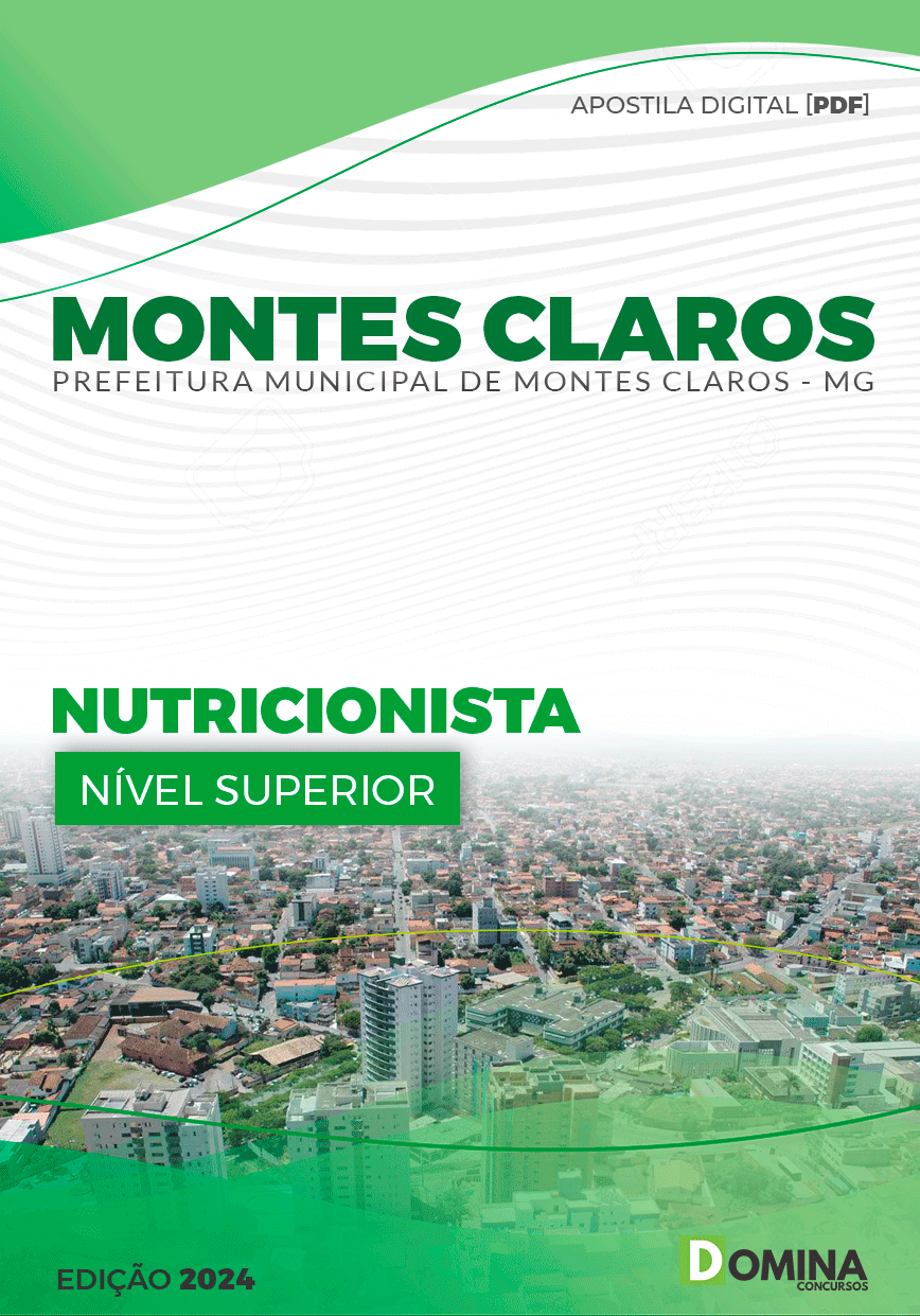 Apostila Pref Montes Claros MG 2024 Nutricionista