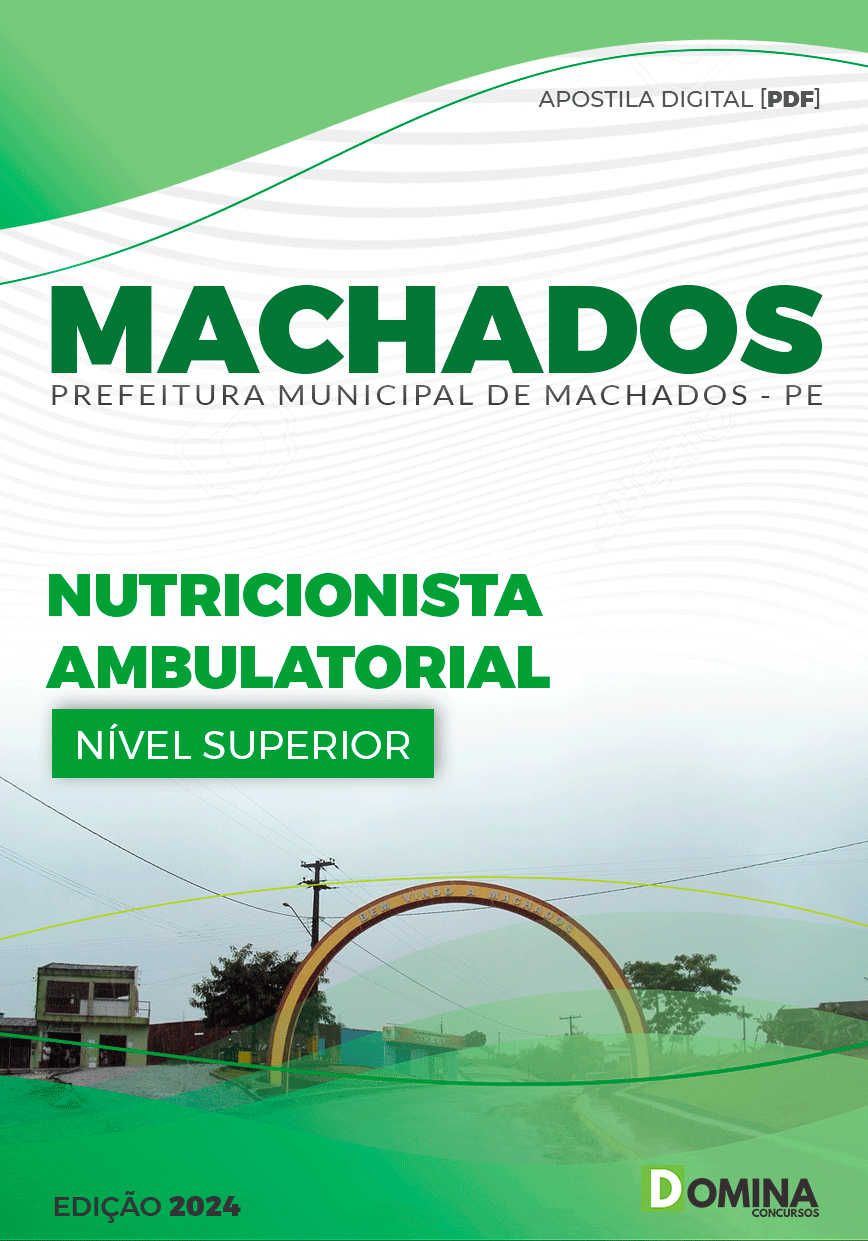 Apostila Pref Machados PE 2024 Nutricionista Ambulatorial