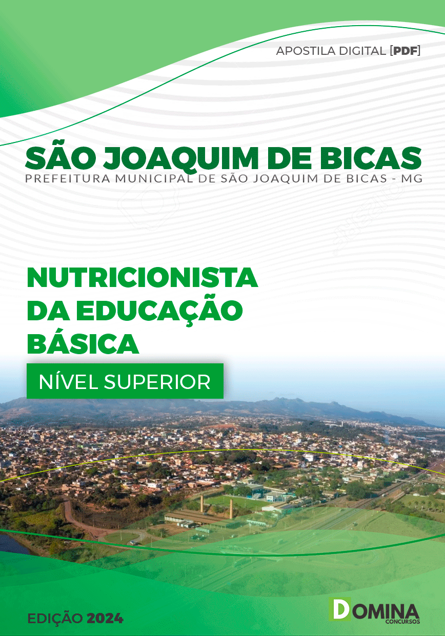 Apostila Pref São Joaquim de Bicas MG 2024 Nutricionista