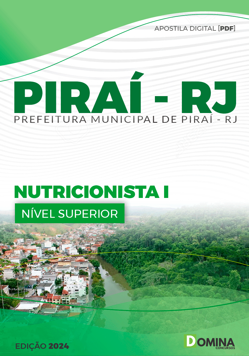 Apostila Pref Piraí RJ 2024 Nutricionista I