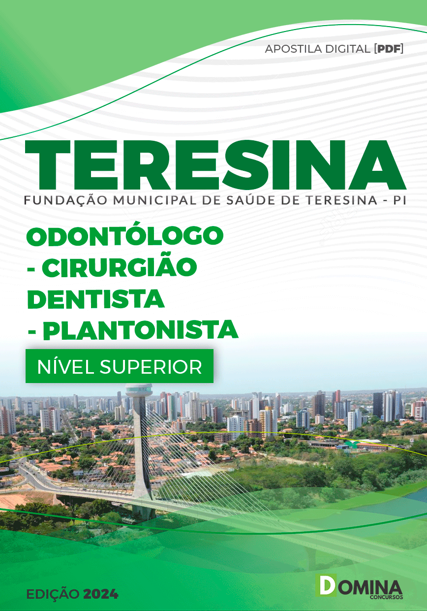 Apostila FMS Teresina PI 2024 Dentista Plantonista