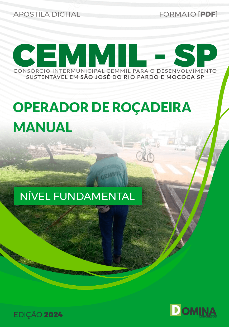 Apostila CEMMIL SP 2024 Operador de Roçadeira Manual