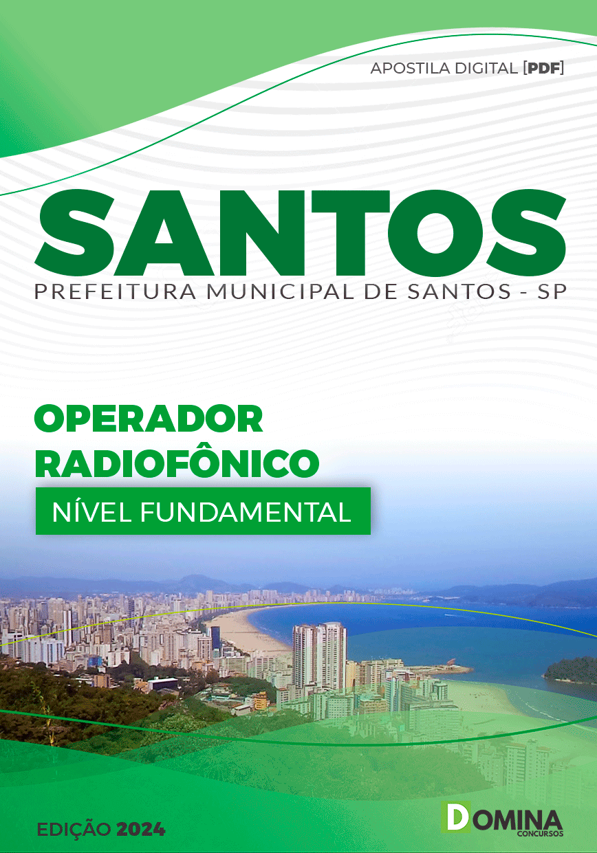 Apostila Pref Santos SP 2024 Operador Radiofônico