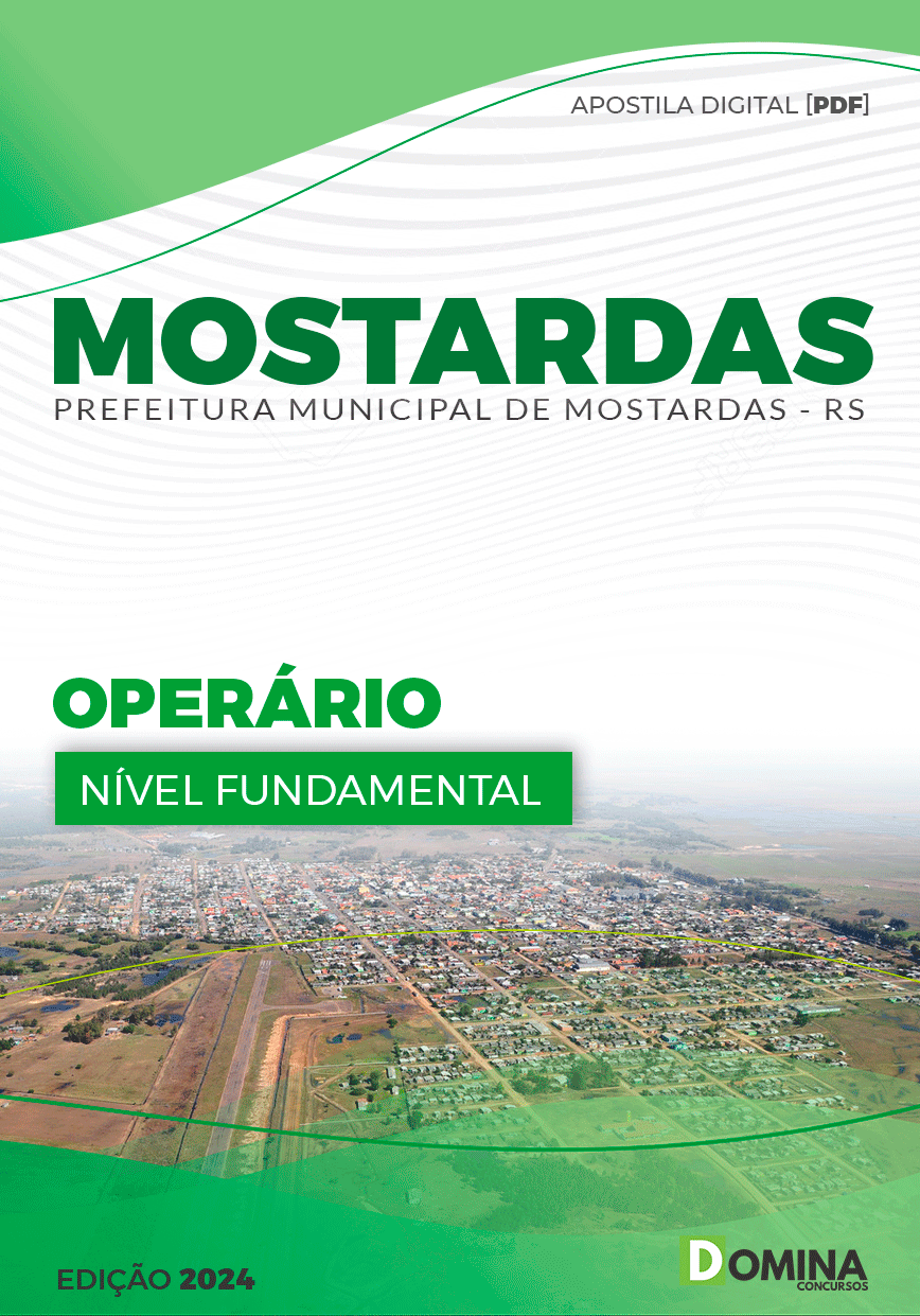 Apostila Prefeitura Mostardas RS 2024 Operário