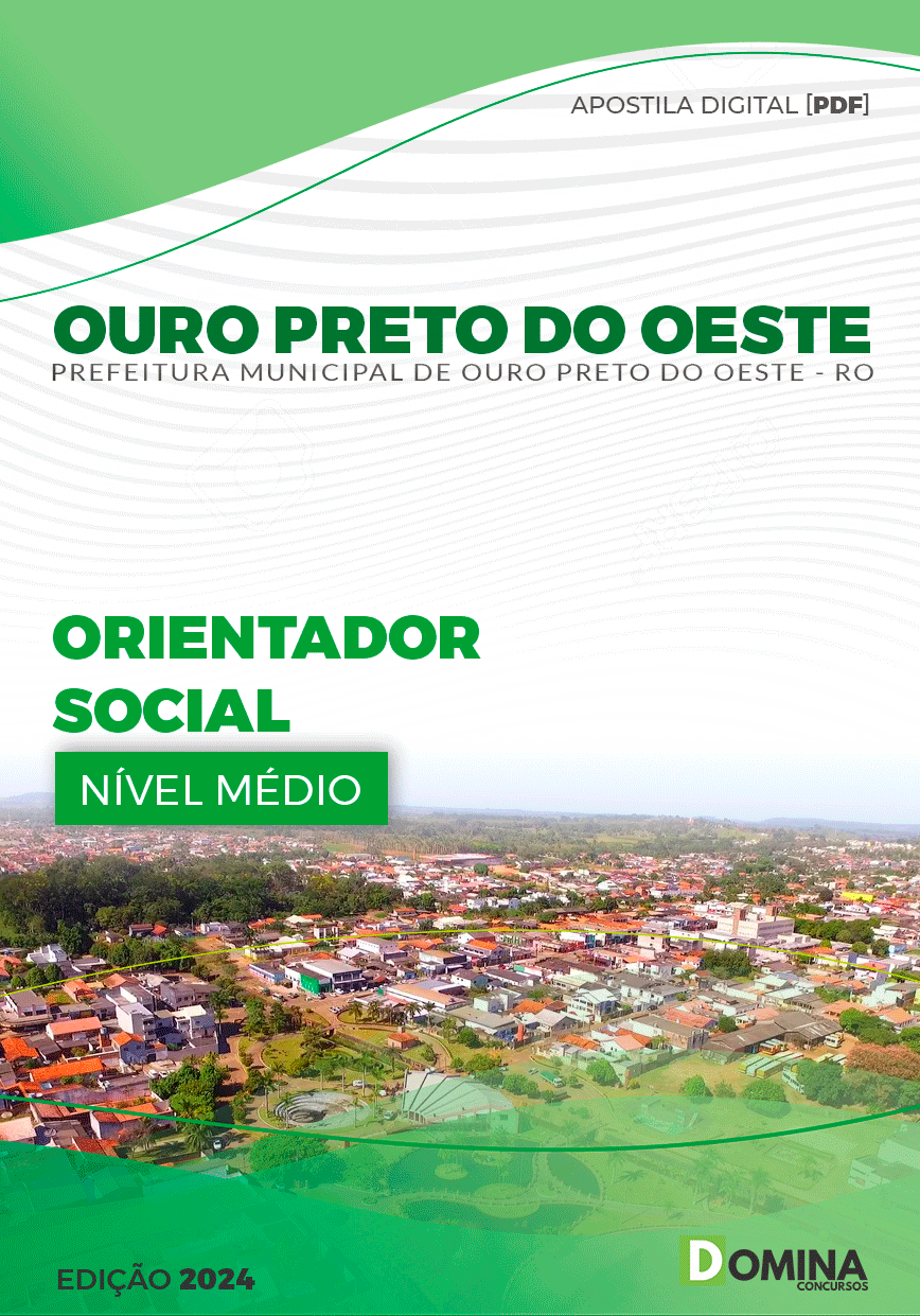Apostila Pref Ouro Preto do Oeste RO 2024 Orientador Social