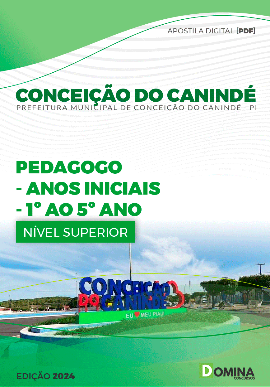 Apostila Pref Conceição do Canindé PI 2024 Pedagogo Anos Iniciais