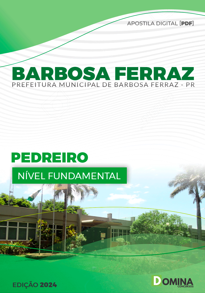 Apostila Pref Barbosa Ferraz PR 2024 Pedreiro