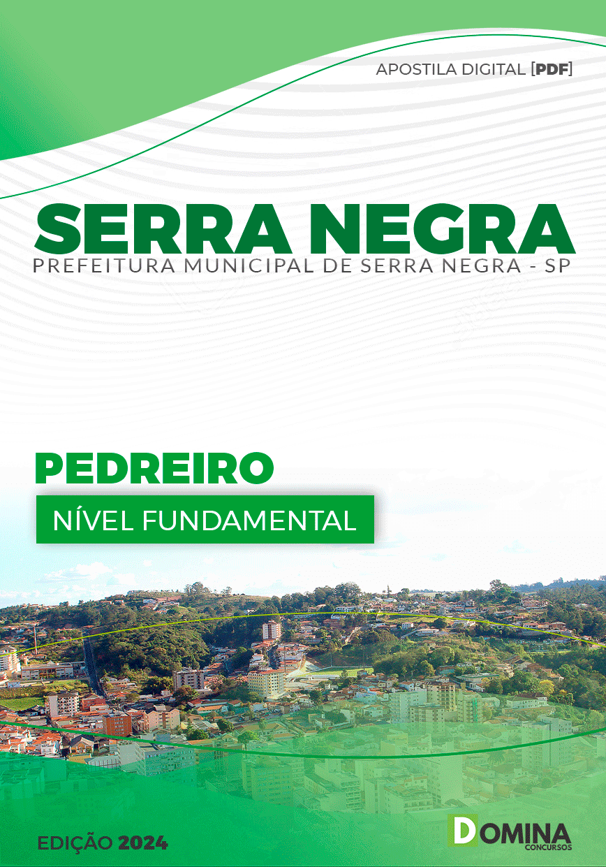 Apostila Pref Serra Negra SP 2024 Pedreiro