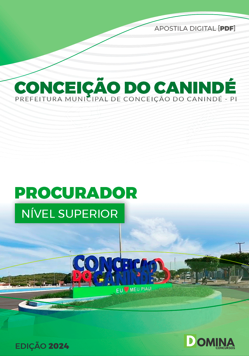Apostila Pref Conceição do Canindé PI 2024 Procurador