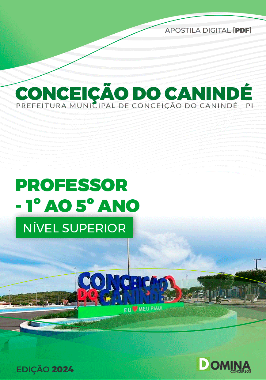 Apostila Pref Conceição do Canindé PI 2024 Professor 1º Ao 5º Ano