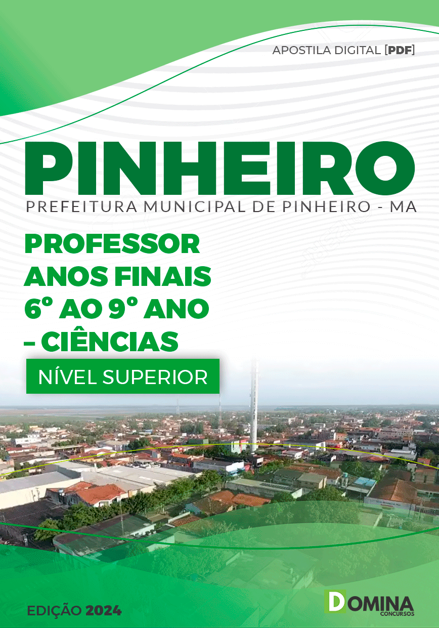 Apostila Pref Pinheiro MA 2024 Professor Anos Finais Ciências