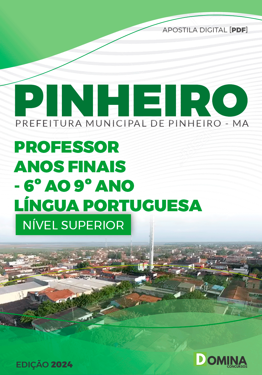 Apostila Pref Pinheiro MA 2024 Professor Língua Portuguesa