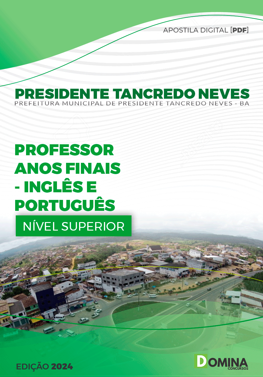 Pref Pres Tancredo Neves BA 2024 Professor Inglês e Português