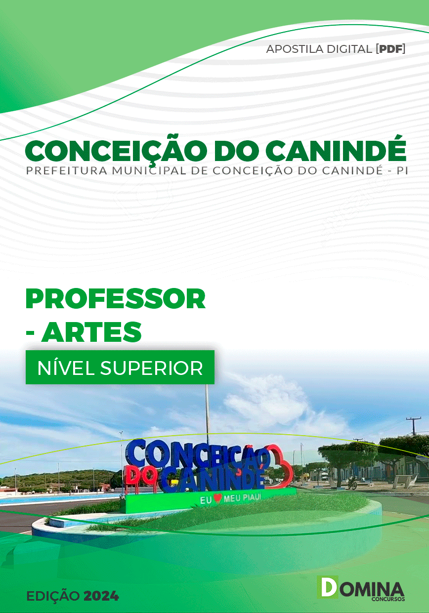 Apostila Pref Conceição do Canindé PI 2024 Professor Artes