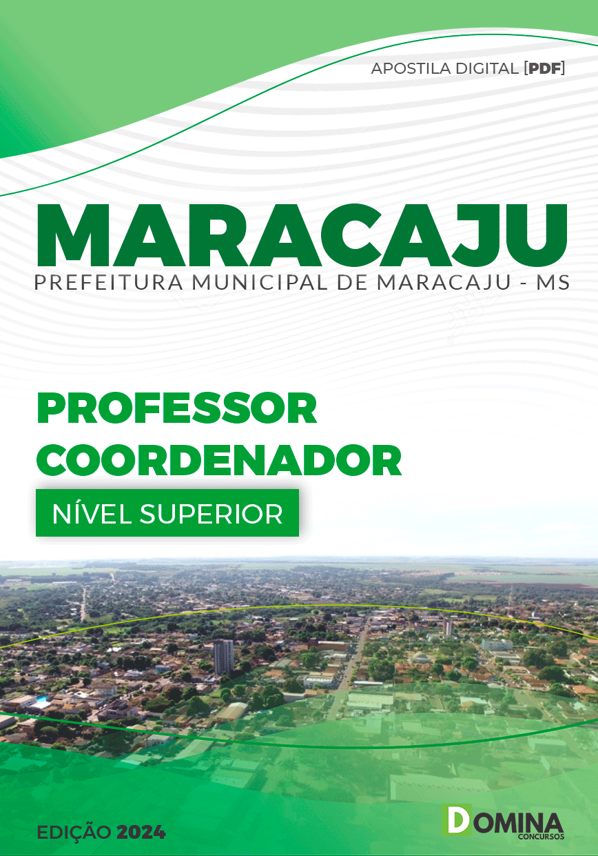 Apostila Pref Maracaju MS 2024 Professor Coordenador