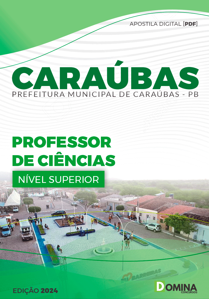 Apostila Pref Caraúbas PB 2024 Professor Ciências