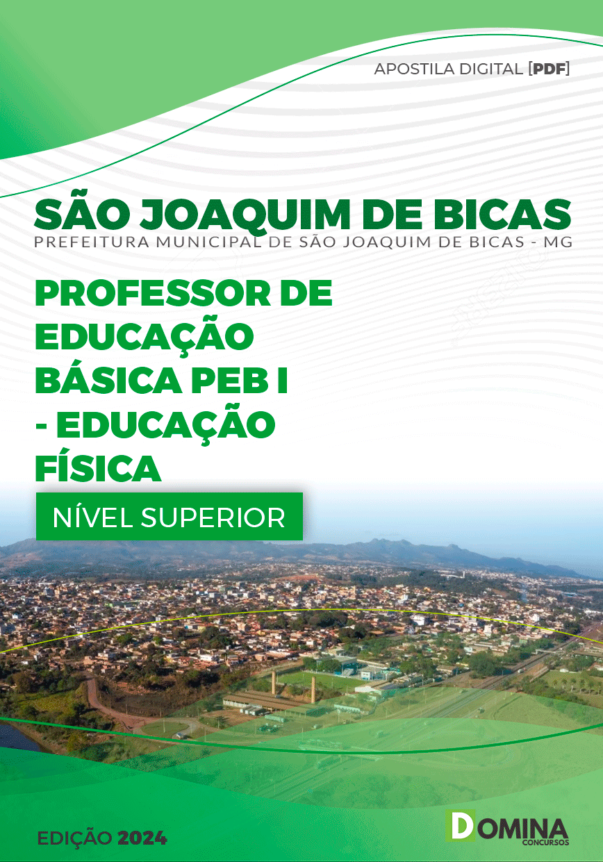Apostila Pref São Joaquim de Bicas MG 2024 Professor Educação Física