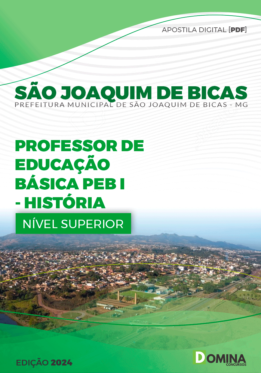Apostila Pref São Joaquim de Bicas MG 2024 Professor História