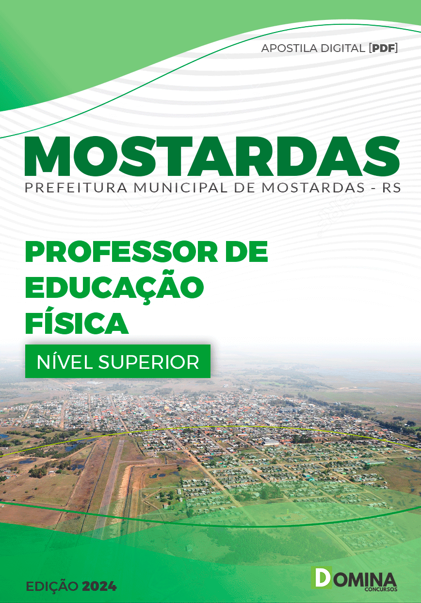 Apostila Prefeitura Mostardas RS 2024 Professor Educação Física