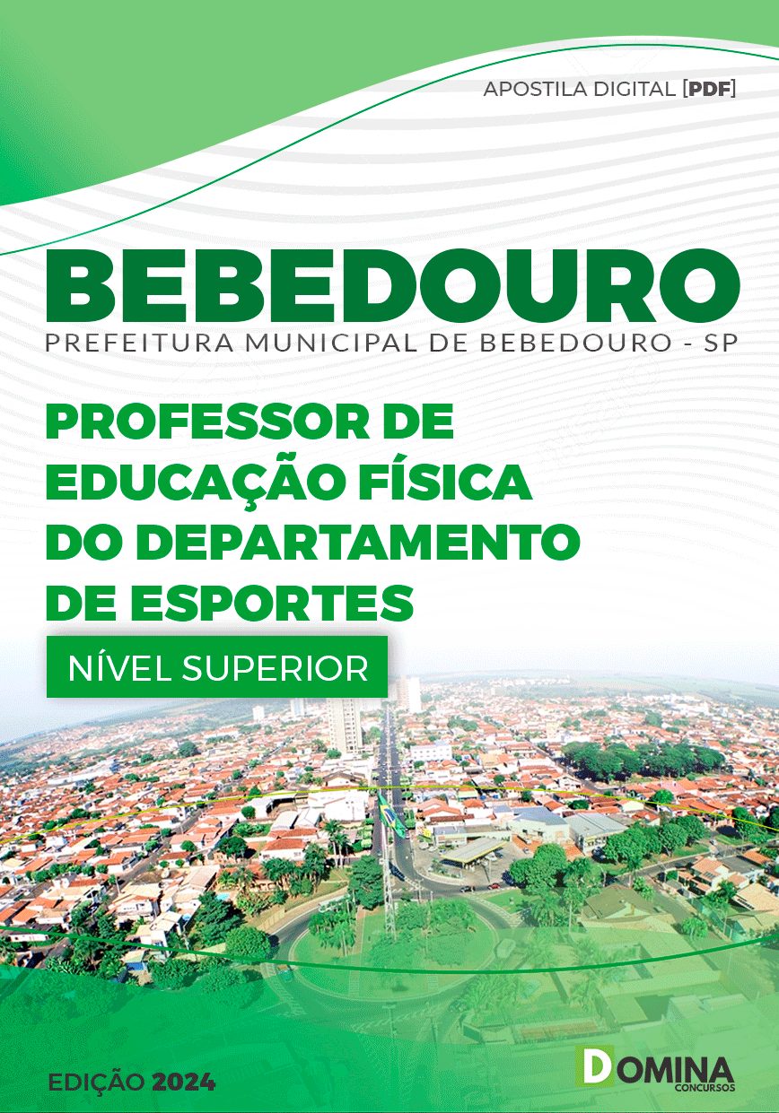 Apostila Pref Bebedouro SP 2024 Professor Educação Física