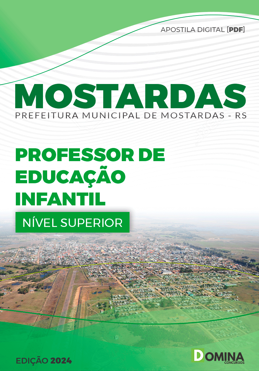 Apostila Prefeitura Mostardas RS 2024 Professor Educação Infantil