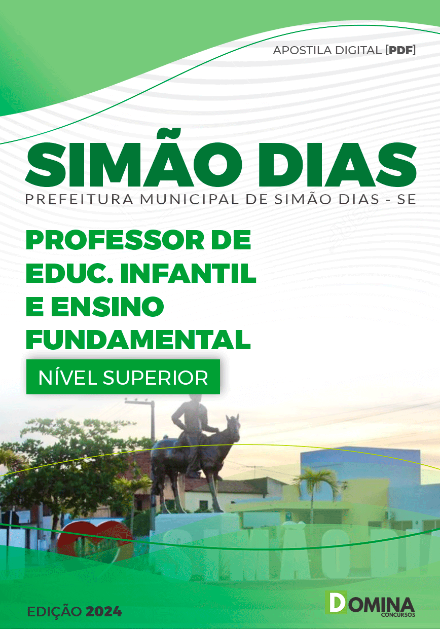 Apostila Pref Simão Dias SE 2024 Professor Educação Infantil