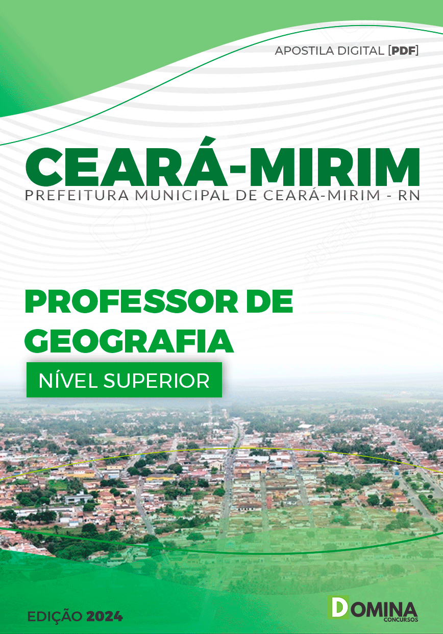 Apostila Pref Ceará Mirim RN 2024 Professor de Geografia