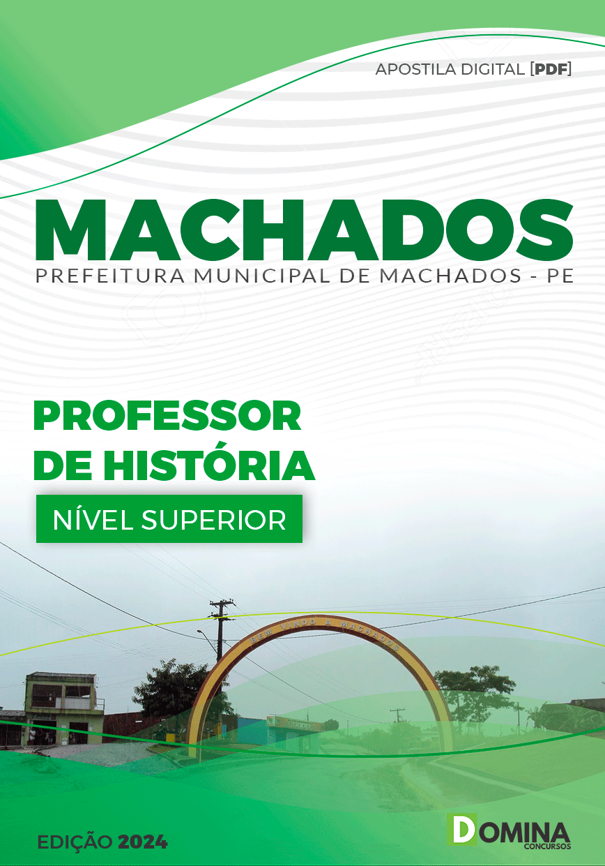 Apostila Pref Machados PE 2024 Professor História