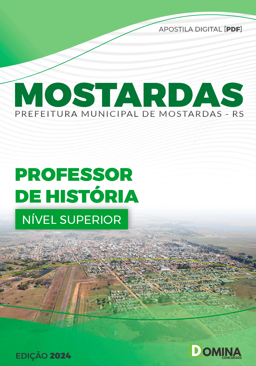 Apostila Prefeitura Mostardas RS 2024 Professor de História