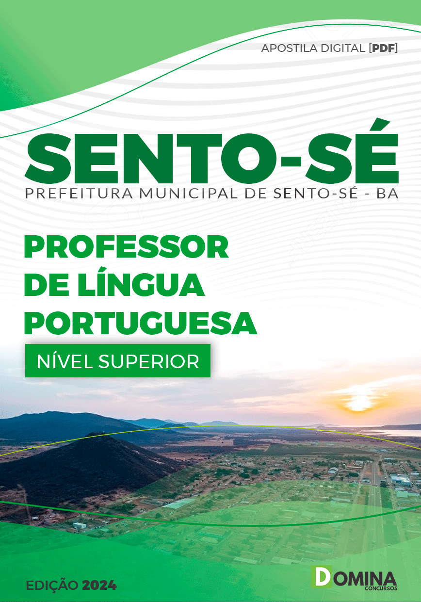 Apostila Pref Sento-Sé BA 2024 Professor de Língua Portuguesa