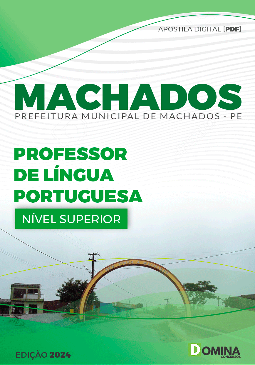 Apostila Pref Machados PE 2024 Professor Português