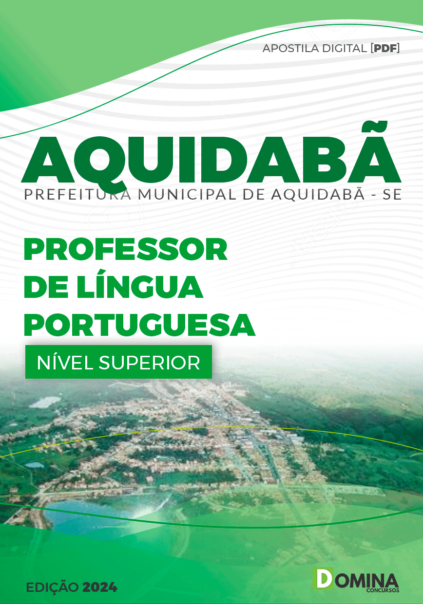 Apostila Pref Aquidabã SE 2024 Professor de Português