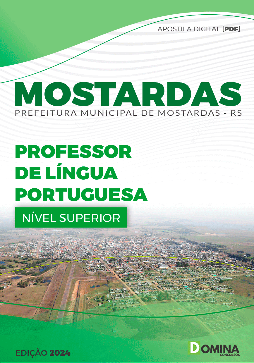 Apostila Prefeitura Mostardas RS 2024 Professor de Português