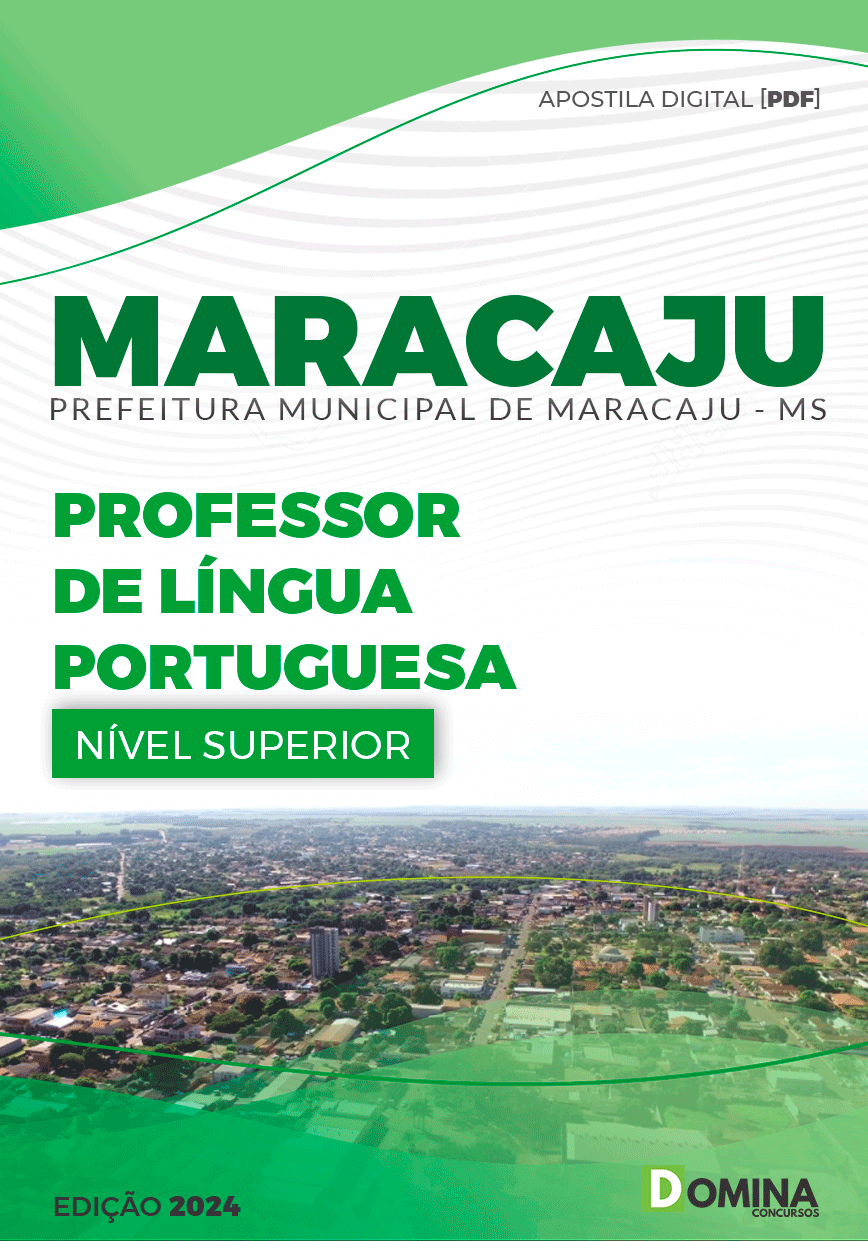 Apostila Pref Maracaju MS 2024 Professor Língua Portuguesa