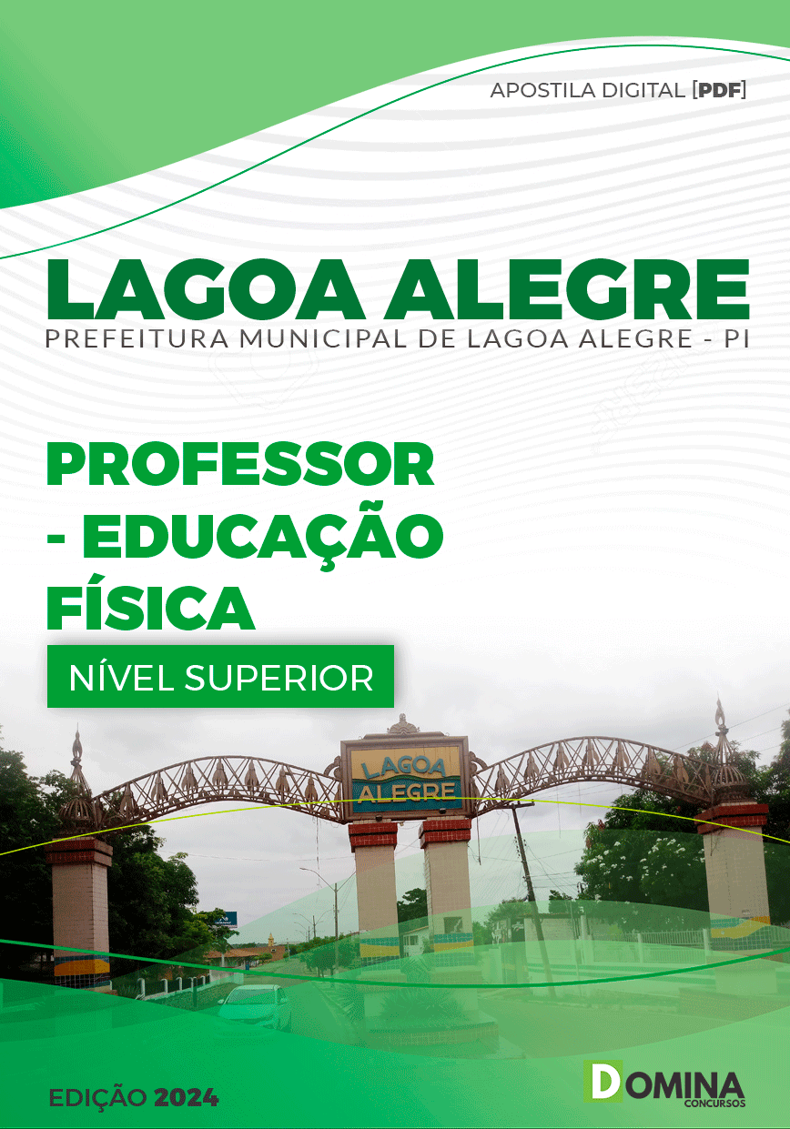 Apostila Pref Lagoa Alegre PI 2024 Professor de Educação Física