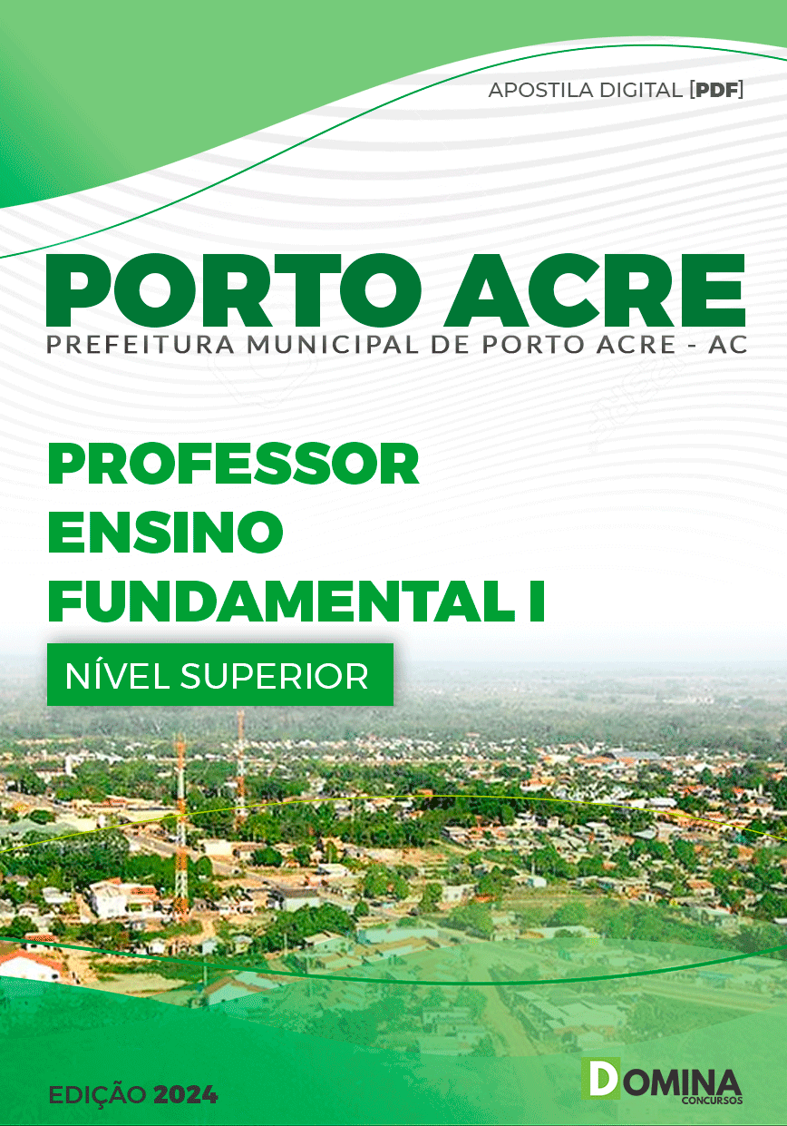 Apostila Prefeitura Porto Acre AC 2024 Professor de Fundamental