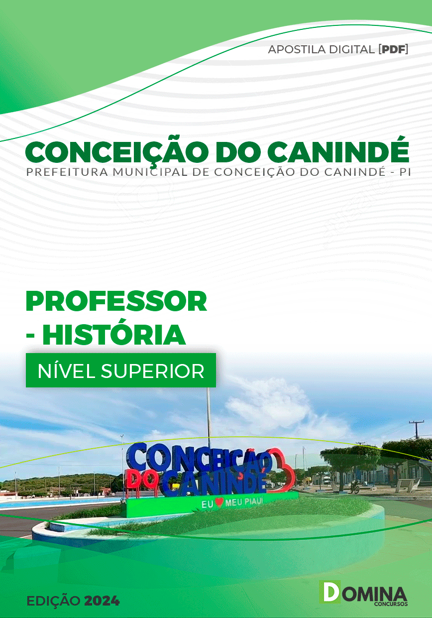 Apostila Pref Conceição do Canindé PI 2024 Professor História