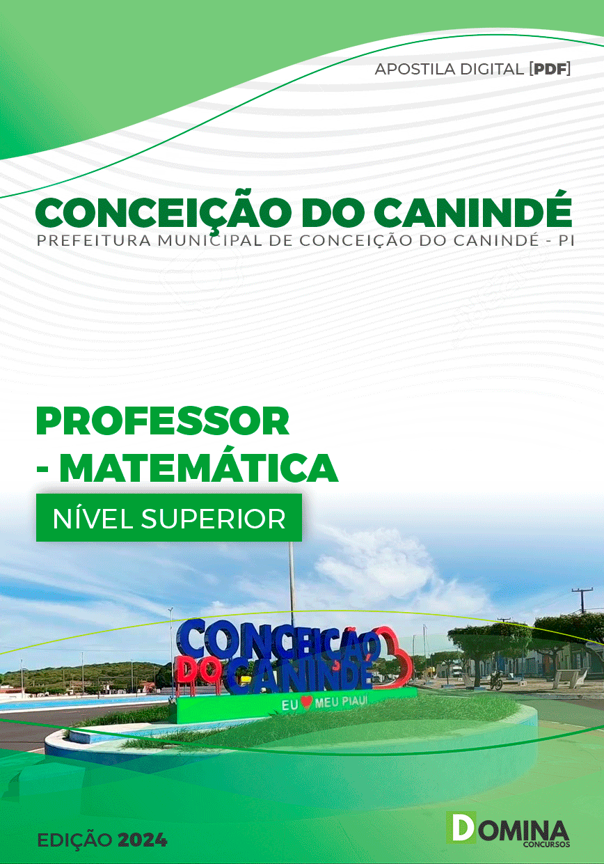 Apostila Pref Conceição do Canindé PI 2024 Professor Matemática