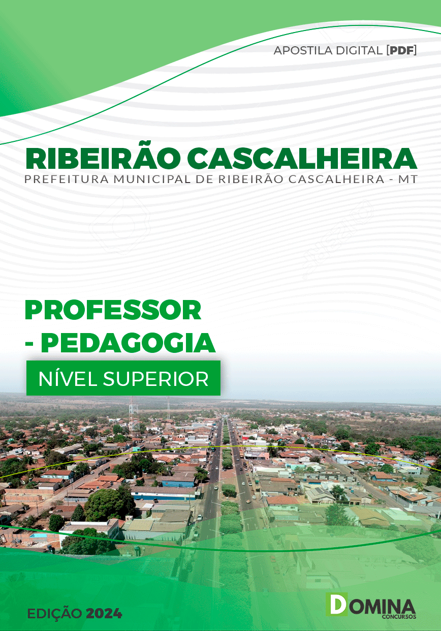 Apostila Pref Ribeirão Cascalheira MT 2024 Professor