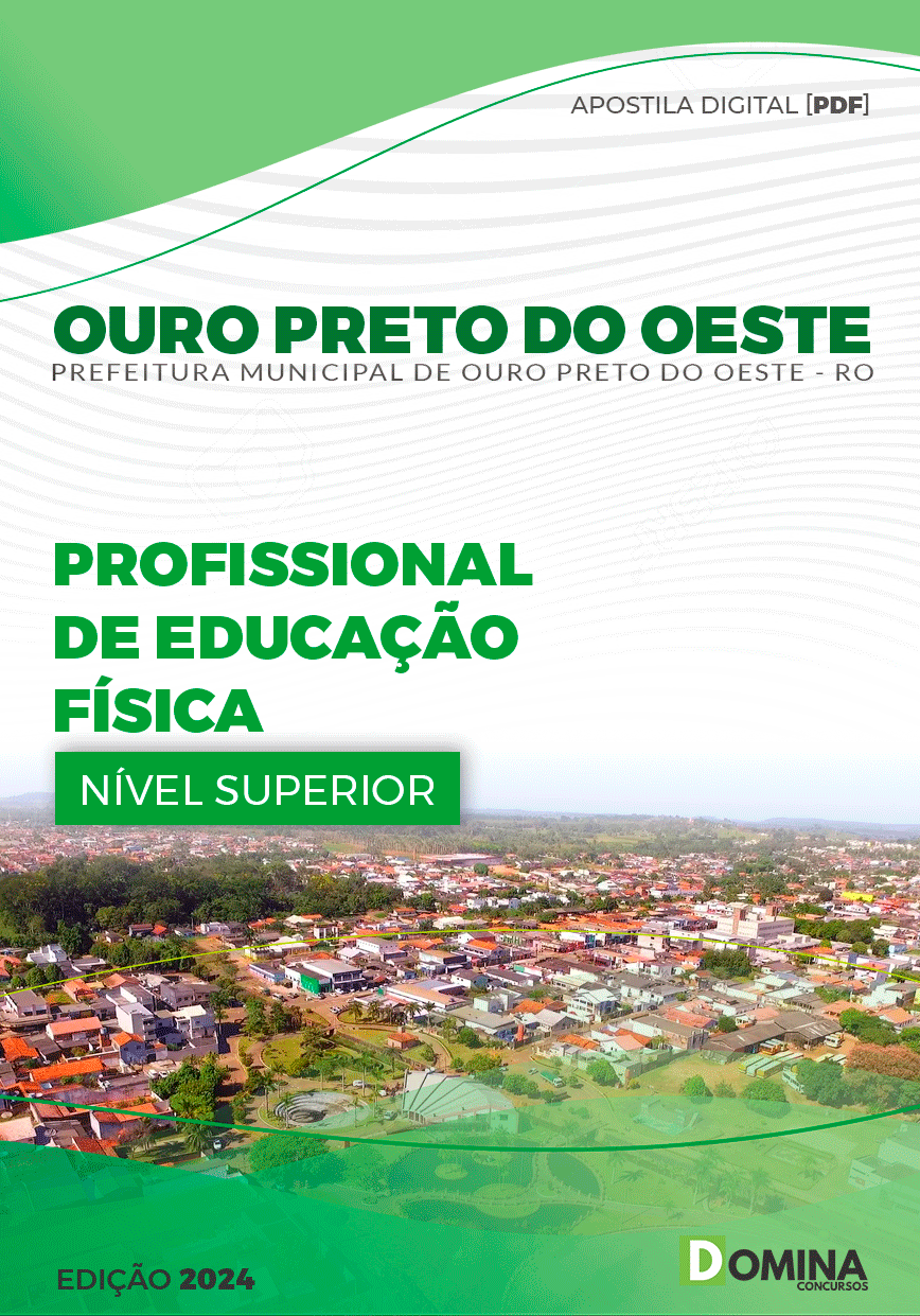 Apostila Pref Ouro Preto do Oeste RO 2024 Profissional Educação Física