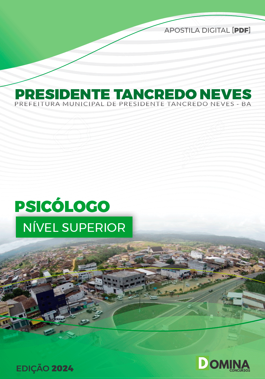 Apostila Pref Pres Tancredo Neves BA 2024 Psicólogo