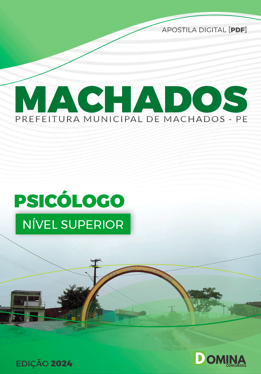 Apostila Pref Machados PE 2024 Psicólogo