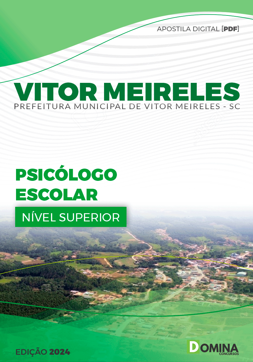 Apostila Pref Vitor Meireles SC 2024 Psicólogo Escolar