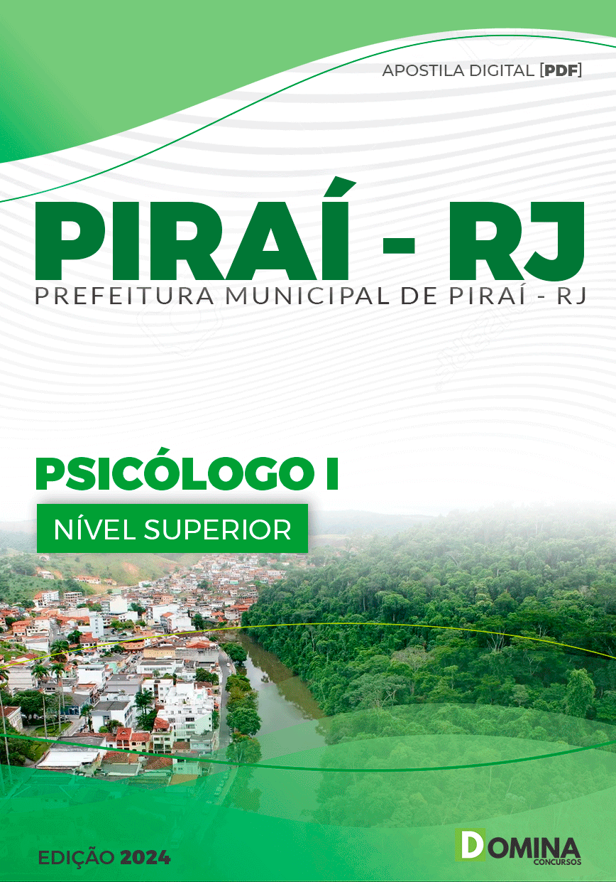 Apostila Pref Piraí RJ 2024 Psicólogo I