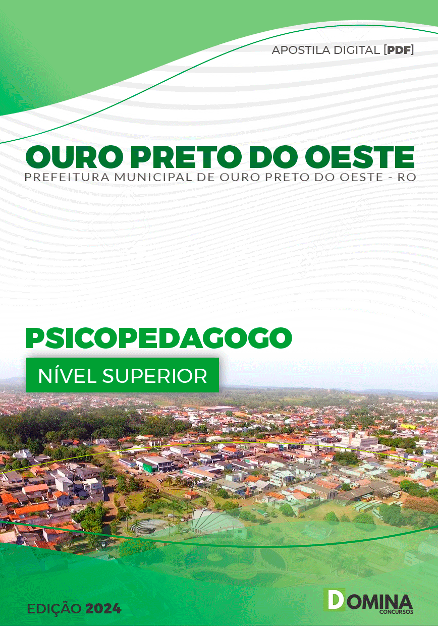 Apostila Pref Ouro Preto do Oeste RO 2024 Psicopedagogo