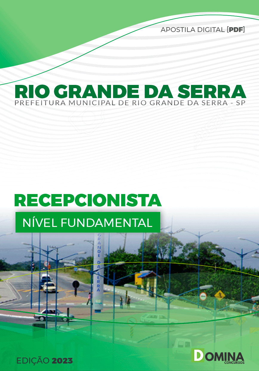 Apostila Pref Rio Grande Serra SP 2024 Recepcionista